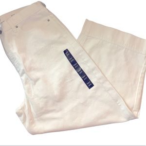 NWOT High-Rise Wide Leg Crop Pant